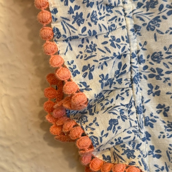 💚💚💚BOGOHO💚💚💚THML Blue Floral Top with Multicolor Embroidery - Picture 5 of 10